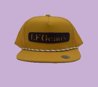 LFGeaux Leather Panel Hat with Rope LFGeaux Leather Panel<br />
Hat with Rope