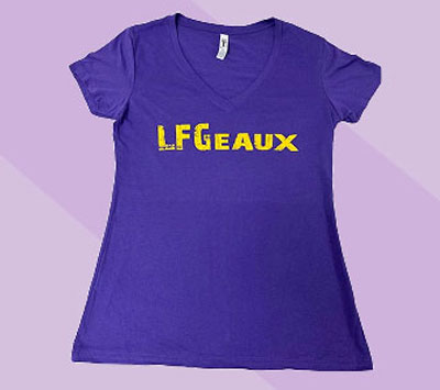 LFGeaux Women’s V Neck T-Shirt LFGeaux Women’s V<br />
Neck T-Shirt